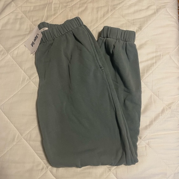 Brandy Melville Pants - NWT brandy melville sage green rosa soft sweatpants